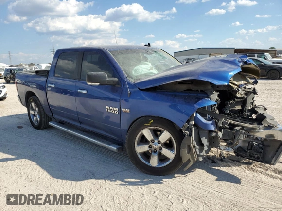 2016 Ram 1500 Lone Star with VIN 3C6RR6LT0GG343300, listed as a Copart auction lot 73800234 with 0 mi miles and Salvage Title. Bid and sale history available at carsss.com. Image 4.