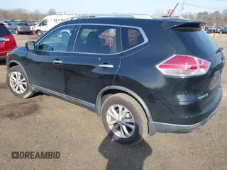 2016 Nissan Rogue SV with VIN KNMAT2MV4GP727768, listed as a IAAI auction lot 41794234 with 76,139 mi miles. Bid and sale history available at carsss.com. Image 3.
