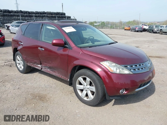 2007 Nissan Murano S with VIN JN8AZ08W77W662737, listed as a IAAI auction lot 42115990 with 98,755 mi miles and . Bid and sale history available at DreamBid. Image 1.