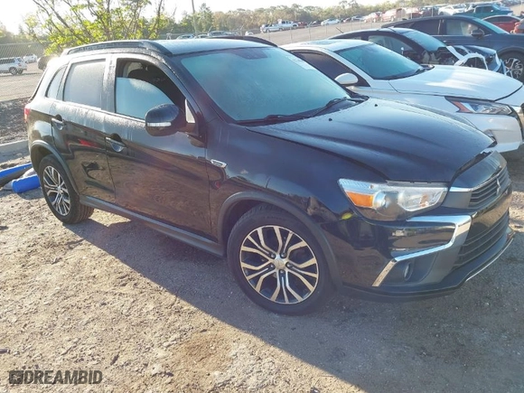 2017 Mitsubishi Outlander Sport SEL 2.4 with VIN JA4AR4AW6HZ017584, listed as a IAAI auction lot 41764208 with 90,604 mi miles. Bid and sale history available at carsss.com. Image 1.