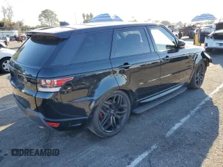 2017 Land Rover Range Rover Sport HSE Dynamic with VIN SALWV2FV4HA143185, listed as a Copart auction lot 46954895 with 81,128 mi miles and Salvage Title. Bid and sale history available at carsss.com. Image 3.
