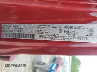 2021 Jeep Wrangler Unlimited Sport S with VIN 1C4HJXDGXMW785601, listed as a Copart auction lot 57342445 with 57,147 mi miles and Salvage title. Bid and sale history available at DreamBid. Image 13.