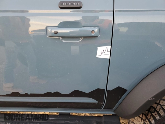2021 Ford Bronco with VIN 1FMDE5CP5MLA66892, listed as a Copart auction lot 76394824 with 28,750 mi miles and Non repairable. Bid and sale history available at DreamBid. Image 13.