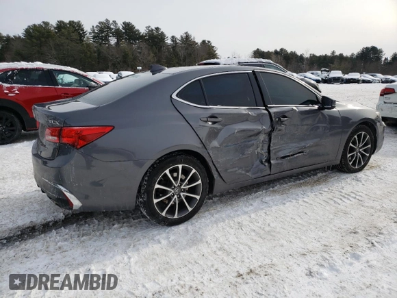 2020 Acura TLX with VIN 19UUB2F33LA001930, listed as a Copart auction lot 44854855 with 55,429 mi miles and Salvage Title. Bid and sale history available at carsss.com. Image 3.