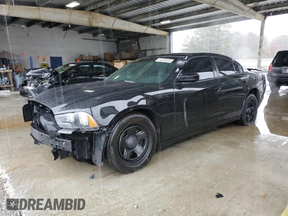 2013 Dodge Charger Police z VIN 2C3CDXAT7DH719688, wystawiony jako Copart lot #44005535 z przebiegiem 74 266 mil mil oraz Szkoda całkowita • Salvage title. Historia ofert i sprzedaży dostępna na DreamBid. Obrazek 1.