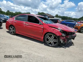 2016 Honda Accord Sport with VIN 1HGCR2F51GA145684, listed as a Copart auction lot 62077595 with 94,637 mi miles and Salvage title. Bid and sale history available at DreamBid. Image 4.