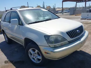 1999 Lexus RX 300 Luxury SUV with VIN JT6GF10U7X0026909, listed as a IAAI auction lot 42143068 with 203,686 mi miles. Bid and sale history available at carsss.com. Image 1.