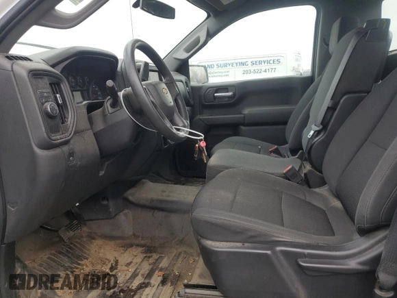 2020 Chevrolet Silverado 1500 Work Truck with VIN 3GCNWAEFXLG250174, listed as a Copart auction lot 44940685 with 107,631 mi miles and Salvage Title. Bid and sale history available at carsss.com. Image 7.
