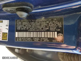 2011 Toyota Prius I with VIN JTDKN3DU4B5308397, listed as a Copart auction lot 45702325 with 182,224 mi miles and Salvage Title. Bid and sale history available at carsss.com. Image 12.
