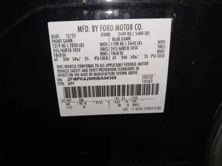 2022 Ford Edge SEL with VIN 2FMPK4J90NBA04368, listed as a IAAI auction lot 41595627 with 30,244 mi miles. Bid and sale history available at carsss.com. Image 9.