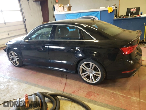 2015 Audi S3 2.0T Premium Plus with VIN WAUBFGFF0F1111952, listed as a Copart auction lot 52165413 with 80,827 mi miles. Bid and sale history available at carsss.com. Image 2.