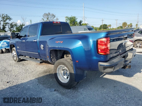 2018 Chevrolet Silverado 3500HD High Country with VIN 1GC4K1EY6JF115376, listed as a Copart auction lot 65568985 with 229,538 mi miles and Non repairable. Bid and sale history available at DreamBid. Image 2.