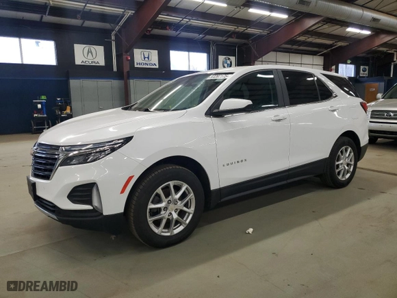 2022 Chevrolet Equinox LT with VIN 3GNAXUEV2NL138670, listed as a Copart auction lot 53287175 with 276,910 mi miles and Clean Title. Bid and sale history available at carsss.com. Image 1.