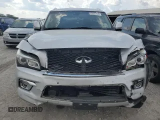 2017 Infiniti QX80 with VIN JN8AZ2NE0H9150244, listed as a Copart auction lot 69661914 with 0 mi miles and Salvage Title. Bid and sale history available at carsss.com. Image 5.