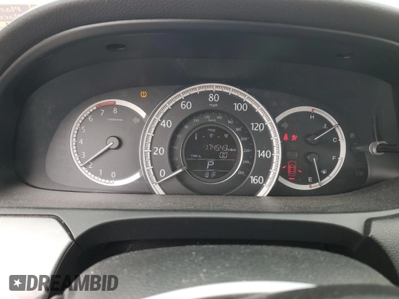 2015 Honda Accord LX with VIN 1HGCR2F34FA108142, listed as a Copart auction lot 54515905 with 174,543 mi miles and Salvage Title. Bid and sale history available at carsss.com. Image 9.