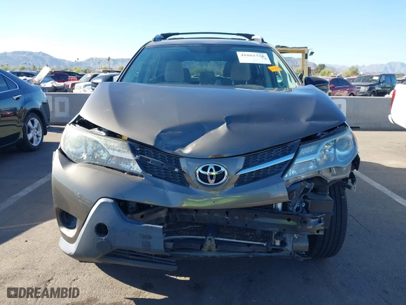 2013 Toyota RAV4 LE with VIN 2T3ZFREV1DW062149, listed as a IAAI auction lot 41862328 with 105,865 mi miles. Bid and sale history available at carsss.com. Image 13.