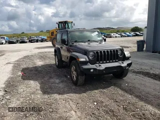 2020 Jeep Wrangler Sport with VIN 1C4GJXAG7LW274054, listed as a Copart auction lot 59922124 with 39,652 mi miles and Salvage title. Bid and sale history available at DreamBid. Image 11.