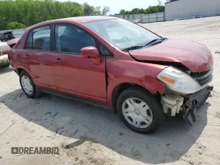 2010 Nissan Versa S with VIN 3N1BC1AP8AL451511, listed as a Copart auction lot 53844865 with 186,503 mi miles and Salvage Title. Bid and sale history available at DreamBid. Image 4.