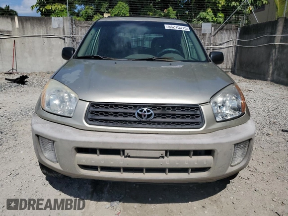 2001 Toyota RAV4 with VIN JTEGH20V710019754, listed as a Copart auction lot 54210315 with 163,663 mi miles and Salvage title. Bid and sale history available at DreamBid. Image 5.
