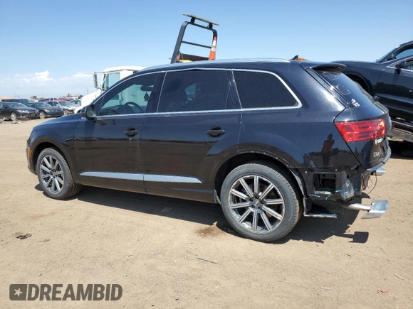 2017 Audi Q7 Premium Plus with VIN WA1LAAF72HD056590, listed as a Copart auction lot 66102874 with 130,569 mi miles and Salvage Title. Bid and sale history available at DreamBid. Image 2.