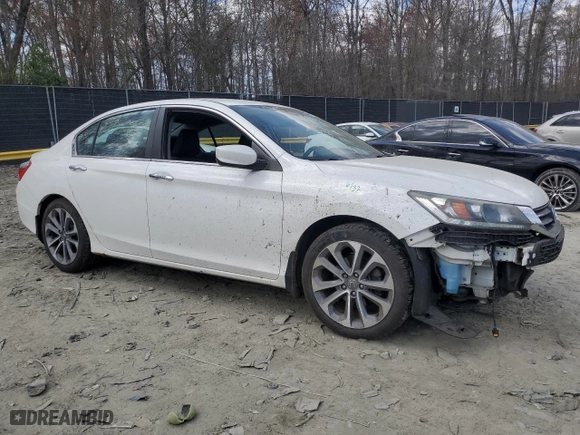 2014 Honda Accord Sedan Sport with VIN 1HGCR2F59EA158339, listed as a Copart auction lot 51212355 with 108,884 mi miles and Salvage Title. Bid and sale history available at carsss.com. Image 4.