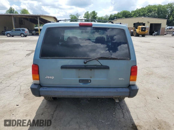 1998 Jeep Cherokee Sport with VIN 1J4FJ68S6WL215447, listed as a Copart auction lot 65186505 with 177,682 mi miles and Clean title. Bid and sale history available at DreamBid. Image 6.
