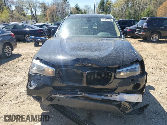 2015 BMW X3 xDrive28i with VIN 5UXWX9C51F0D50006, listed as a Copart auction lot 55312035 with 158,404 mi miles and Clean Title. Bid and sale history available at DreamBid. Image 5.