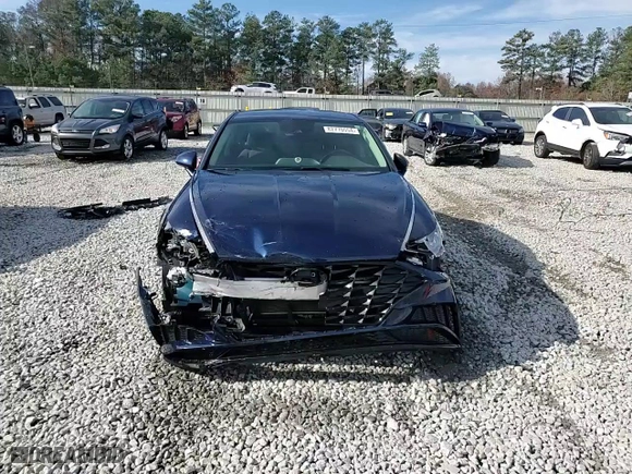 2021 Hyundai Sonata SEL with VIN 5NPEL4JA7MH105722, listed as a Copart auction lot 82770554 with 77,593 mi miles and Salvage Title. Bid and sale history available at carsss.com. Image 13.