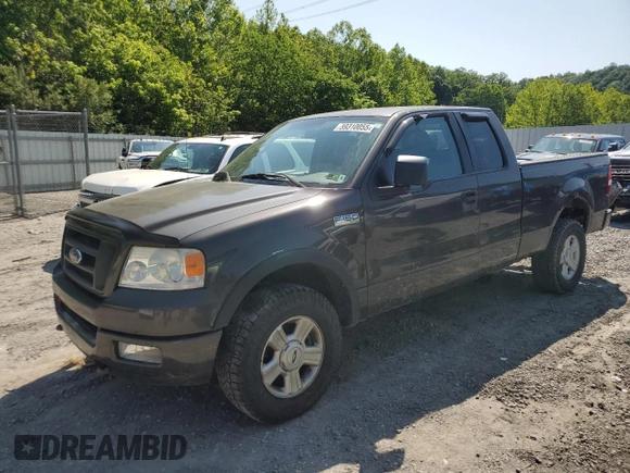 2005 Ford F-150 STX with VIN 1FTRX14W75FA83793, listed as a Copart auction lot 59310055 with 102,253 mi miles and Salvage title. Bid and sale history available at DreamBid. Image 1.
