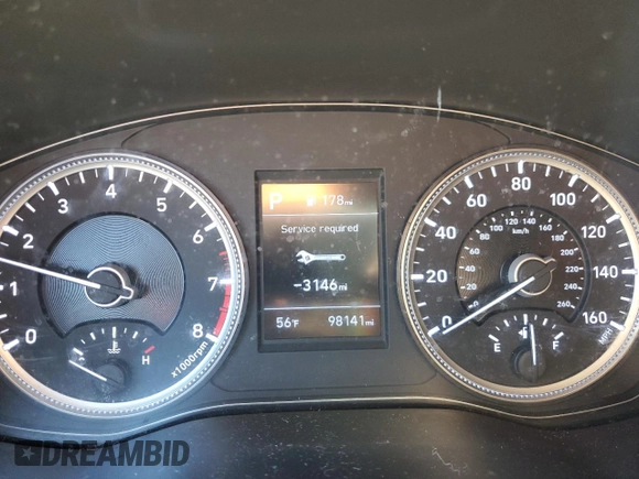 2020 Hyundai Santa Fe SE with VIN 5NMS2CAD0LH286734, listed as a Copart auction lot 49471115 with 98,141 mi miles and Salvage title. Bid and sale history available at DreamBid. Image 9.