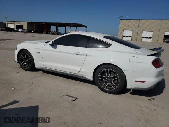 2019 Ford Mustang GT z VIN 1FA6P8CF7K5144144, wystawiony jako Copart lot #52692525 z przebiegiem 96 251 mil mil oraz Szkody całkowita. Historia ofert i sprzedaży dostępna na DreamBid. Obrazek 2.