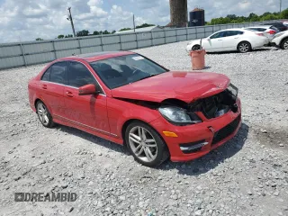 2014 Mercedes-Benz C 250 Sport with VIN WDDGF4HB8ER310433, listed as a Copart auction lot 59600615 with 73,189 mi miles and Salvage title. Bid and sale history available at DreamBid. Image 4.