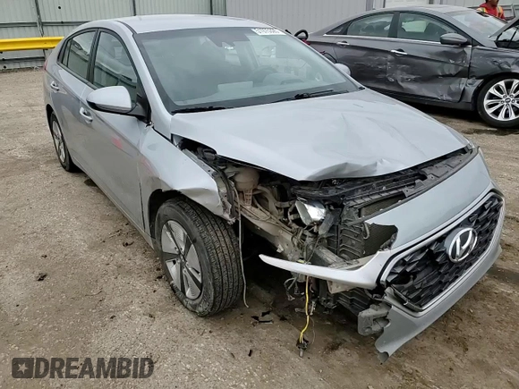 2022 Hyundai Ioniq Blue with VIN KMHC65LC0NU284899, listed as a Copart auction lot 51975395 with 96,100 mi miles and Salvage title. Bid and sale history available at DreamBid. Image 11.