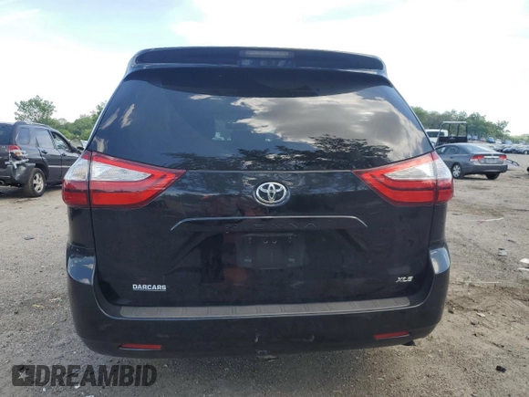 2017 Toyota Sienna XLE Auto Access Seat with VIN 5TDYZ3DC3HS782169, listed as a Copart auction lot 57553375 with 133,679 mi miles and Salvage title. Bid and sale history available at DreamBid. Image 6.