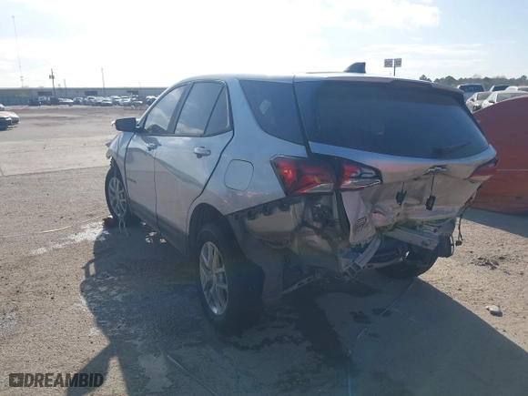 2022 Chevrolet Equinox LS with VIN 3GNAXHEV6NS115776, listed as a IAAI auction lot 39114588 with 1 mi miles. Bid and sale history available at carsss.com. Image 3.