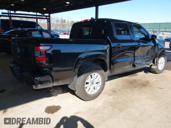 2024 Nissan Frontier SV with VIN 1N6ED1EJ1RN605501, listed as a IAAI auction lot 41649018 with 4,535 mi miles and . Bid and sale history available at DreamBid. Image 4.