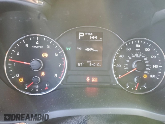 2017 Kia Forte LX with VIN 3KPFK4A74HE129840, listed as a Copart auction lot 69821544 with 64,010 mi miles and Non Repairable. Bid and sale history available at carsss.com. Image 9.
