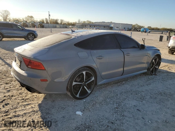 2015 Audi RS 7 Prestige z VIN WUAW2AFC7FN901067, wystawiony jako Copart lot #84822874 z przebiegiem 85 329 mil mil oraz Szkoda całkowita • Salvage title. Historia ofert i sprzedaży dostępna na DreamBid. Obrazek 3.