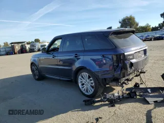 2019 Land Rover Range Rover Sport HSE with VIN SALWR2RK5KA855993, listed as a Copart auction lot 86353584 with 113,083 mi miles and Salvage Title. Bid and sale history available at carsss.com. Image 2.