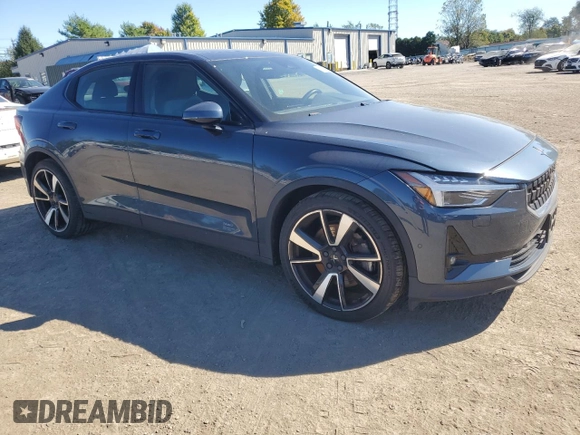 2021 Polestar 2 Launch Edition with VIN LPSED3KAXML019198, listed as a Copart auction lot 65857754 with 114,875 mi miles and Salvage Title. Bid and sale history available at carsss.com. Image 4.