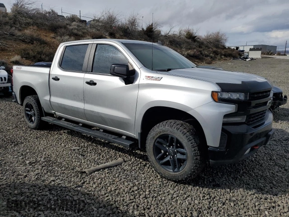 2021 Chevrolet Silverado 1500 LT Trail Boss with VIN 3GCPYFED9MG288091, listed as a Copart auction lot 49337885 with 25,175 mi miles and Salvage Title. Bid and sale history available at DreamBid. Image 4.