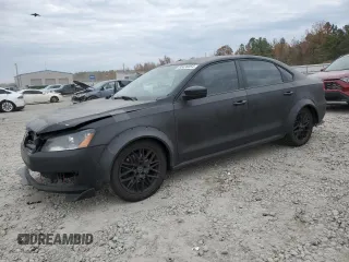 2014 Volkswagen Passat S w/Nav with VIN 1VWAP7A36EC026154, listed as a Copart auction lot 83426054 with 192,012 mi miles and Salvage Title. Bid and sale history available at carsss.com. Image 1.