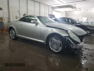 2003 Lexus SC 430 with VIN JTHFN48Y530038467, listed as a Copart auction lot 54416015 with 167,053 mi miles and Salvage Title. Bid and sale history available at DreamBid. Image 4.