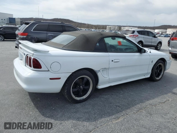 1998 Ford Mustang with VIN 1FAFP4447WF161919, listed as a Copart auction lot 50103405 with 138,267 mi miles and Clean title. Bid and sale history available at DreamBid. Image 3.