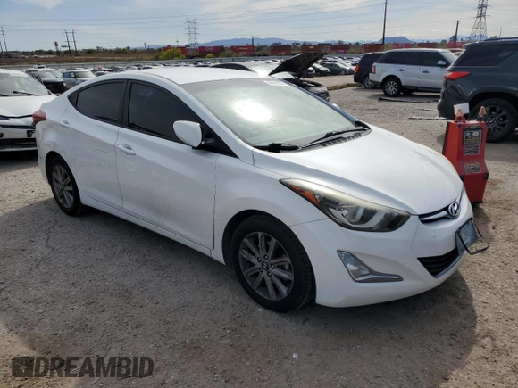 2014 Hyundai Elantra SE with VIN 5NPDH4AE3EH495669, listed as a Copart auction lot 50342015 with 110,326 mi miles and Salvage Title. Bid and sale history available at DreamBid. Image 4.