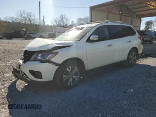 2020 Nissan Pathfinder S z VIN 5N1DR2AN7LC596798, wystawiony jako Copart lot #49574785 z przebiegiem 99 769 mil mil oraz Szkoda całkowita • Salvage title. Historia ofert i sprzedaży dostępna na DreamBid. Obrazek 1.
