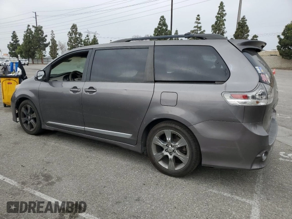 2011 Toyota Sienna SE with VIN 5TDXK3DC0BS121254, listed as a Copart auction lot 58588875 with 151,334 mi miles and Salvage title. Bid and sale history available at DreamBid. Image 2.