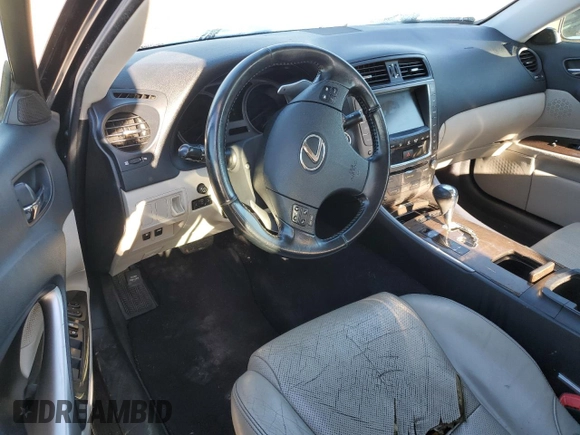 2009 Lexus IS 250 with VIN JTHCK262195031509, listed as a Copart auction lot 45559355 with Not Provided miles and Salvage Title. Bid and sale history available at carsss.com. Image 8.