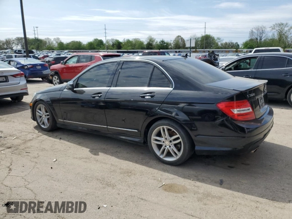 2013 Mercedes-Benz C 300 Sport with VIN WDDGF8AB4DR254068, listed as a Copart auction lot 56369425 with 188,064 mi miles and Clean Title. Bid and sale history available at DreamBid. Image 2.