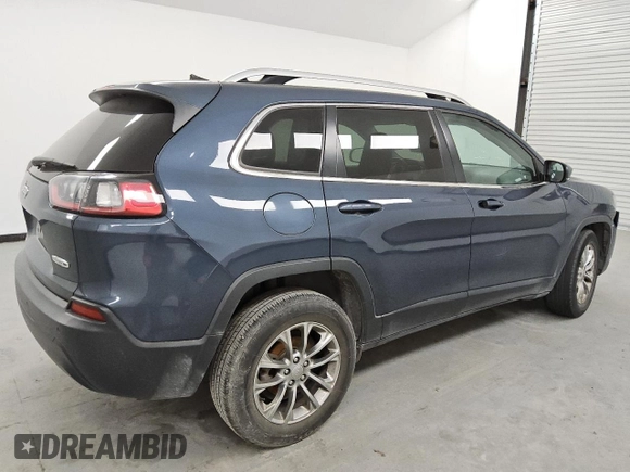 2020 Jeep Cherokee Latitude Plus with VIN 1C4PJLLB6LD653472, listed as a Copart auction lot 50411365 with 124,914 mi miles and Clean Title. Bid and sale history available at carsss.com. Image 3.
